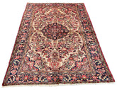 #7550 Vintage Persian Farahan wool on cotton base